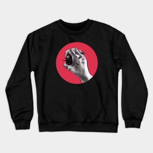 Painful Experiment With Stabbed Hand Crewneck Sweatshirt